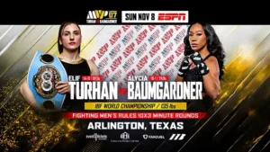 Alycia Baumgardner Challenges Elif Nur Turhan November 8
