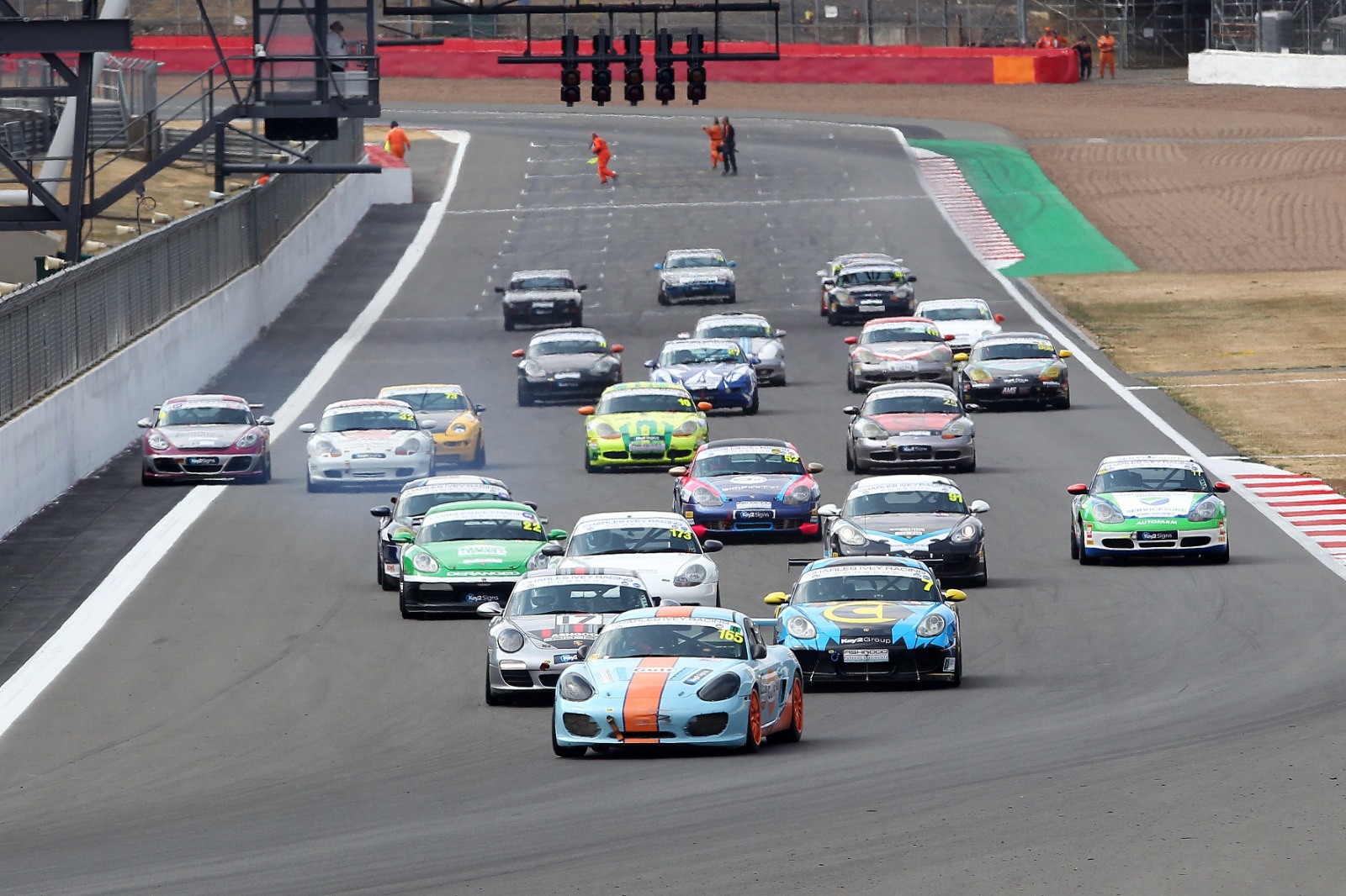 Walker was one of two different drivers to head the CALM All Porsche field
