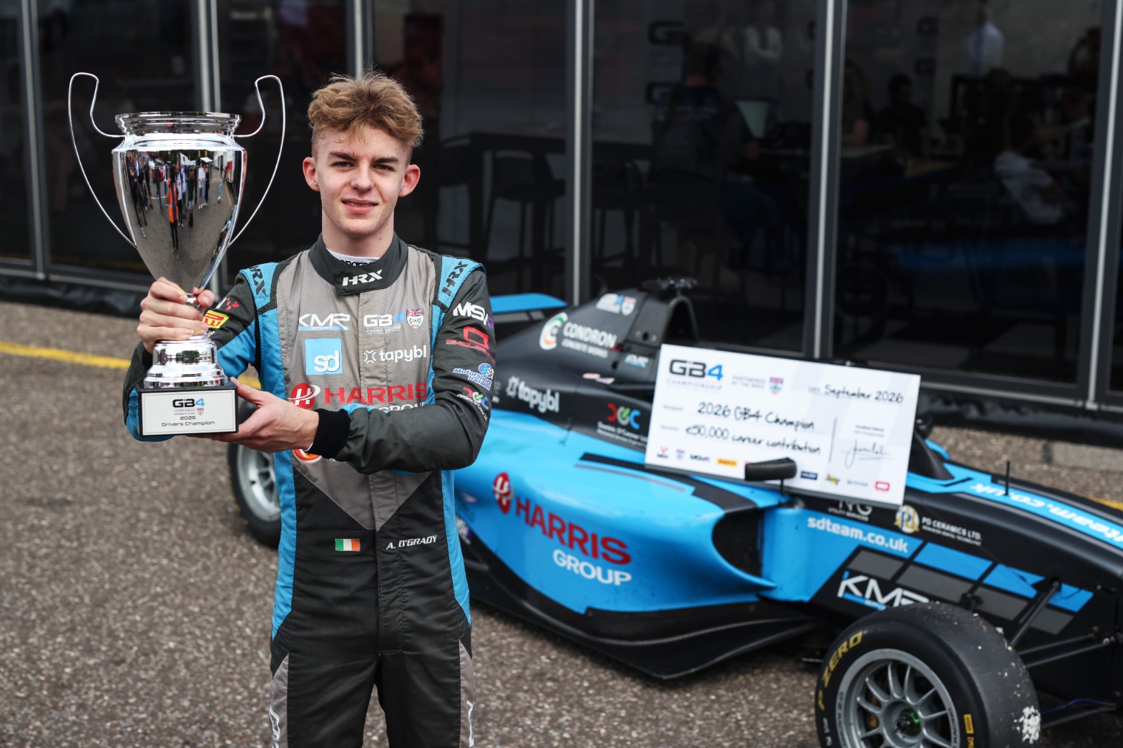 Two second places were enough for O'Grady to clinch the GB4 spoils with a race to spare