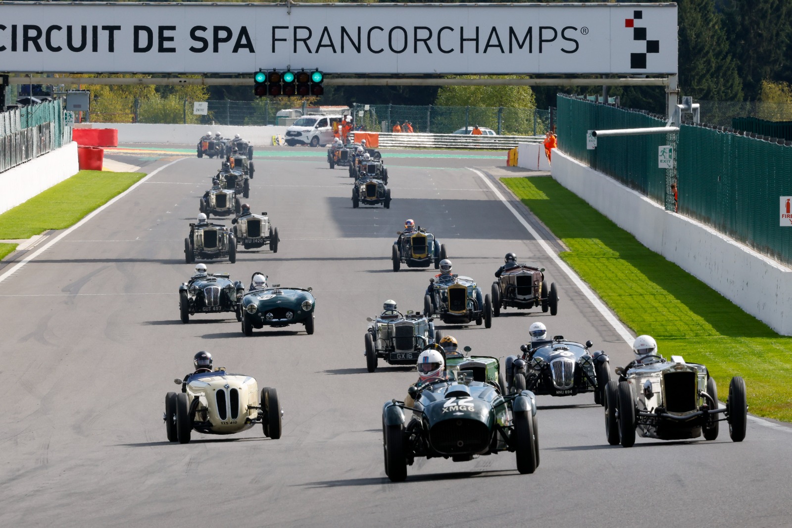Frazer Nashes made for a stunning sight at Spa