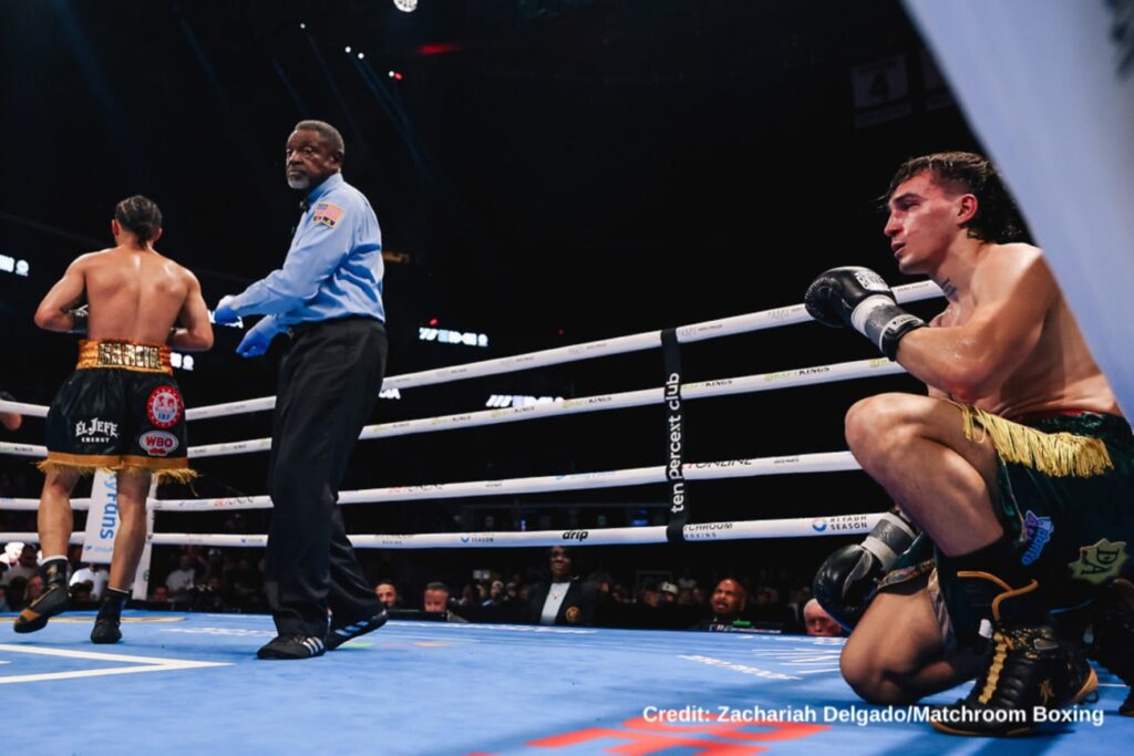Eridson Garcia Exposes Alan Chaves in Newark