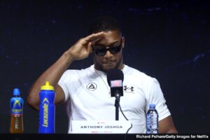 Anthony Joshua Willing To Scrap Fury Fight Over Hearn Loyalty