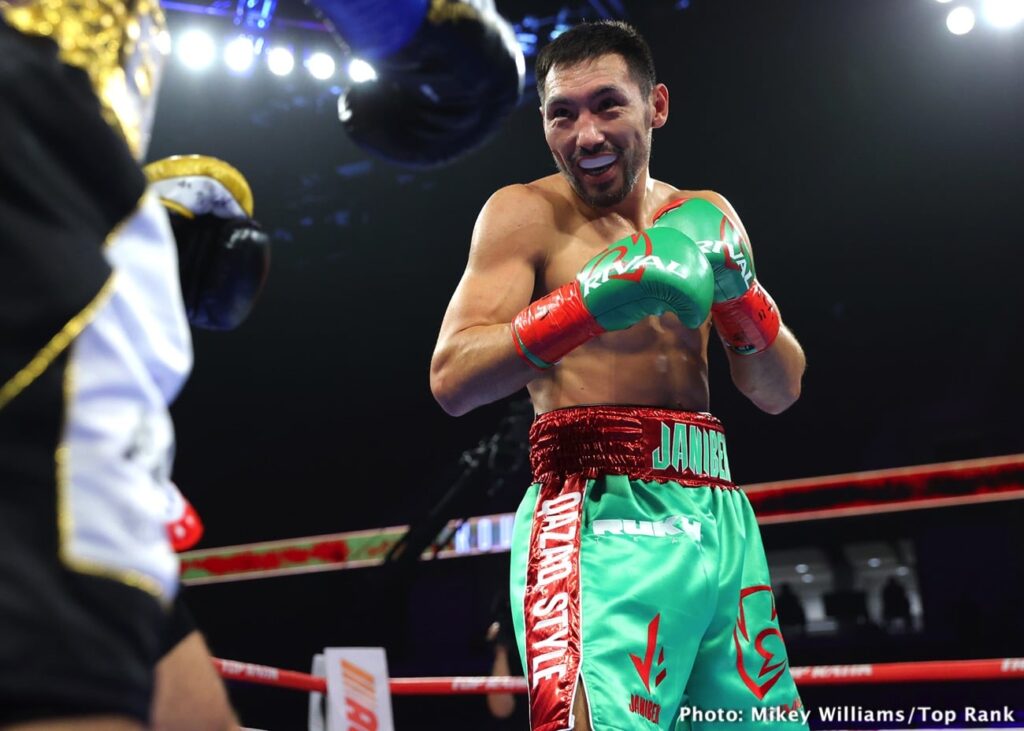 Janibek Corners Hamzah Sheeraz Before WBO Deadline Janibek Corners Hamzah Sheeraz Before WBO Deadline