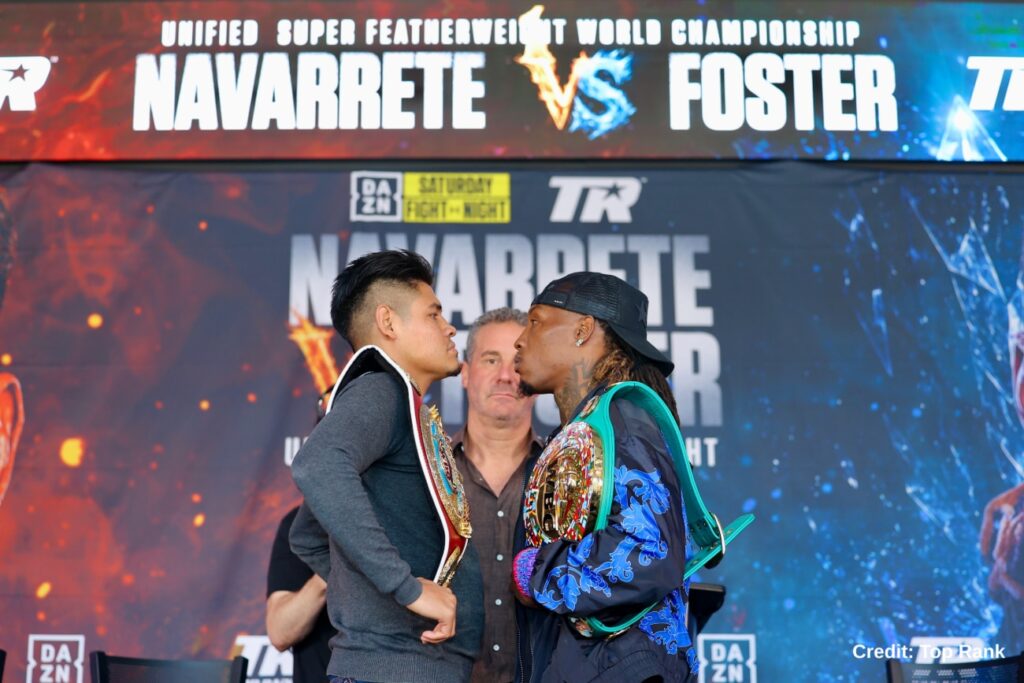 O’Shaquie Foster Calls Emanuel Navarrete a Weight Bully O’Shaquie Foster Calls Emanuel Navarrete a Weight Bully