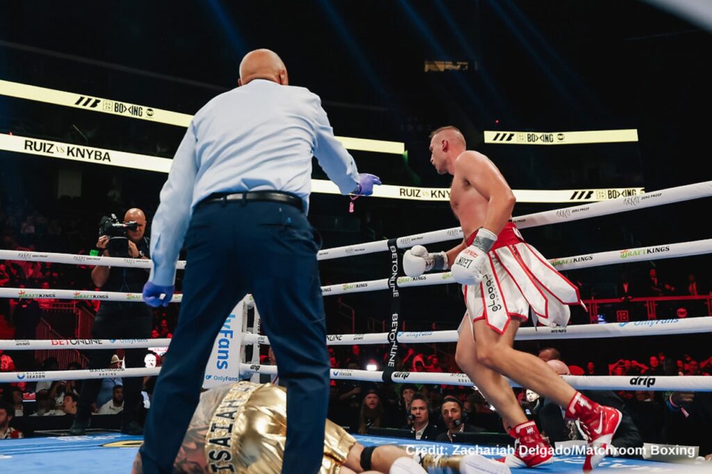 Knyba Upsets Andy Ruiz Jr. in Newark Knyba Upsets Andy Ruiz Jr. in Newark