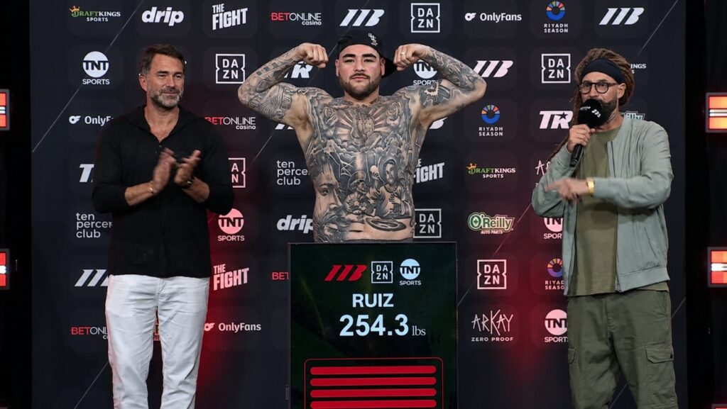 Andy Ruiz Jr. Sheds 20 Pounds for Knyba Andy Ruiz Jr. Sheds 20 Pounds for Knyba
