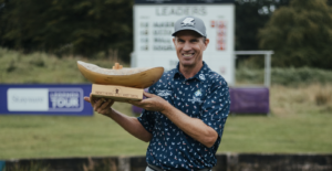 Alker hits treble top with Legends Tour win in Ireland Alker hits treble top with Legends Tour win in Ireland