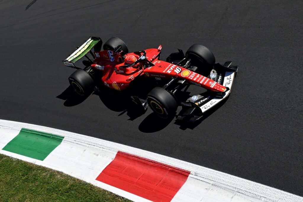 Leclerc heads Ferrari 1-2 in opening practice