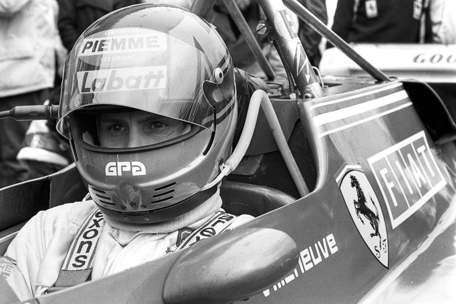 One of the last images of Gilles, shortly before his fatal accident in qualifying for the 1982 Belgian GP