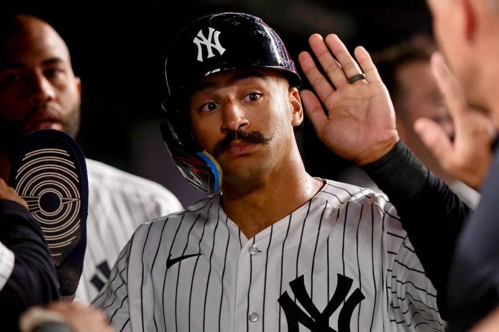Yankees’ Trent Grisham goes on IL with right hamstring strain as Aaron Judge nears return