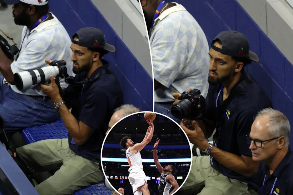 Knicks NBA champ Landry Shamet appears to have a side job — US Open photographer Knicks NBA champ Landry Shamet appears to have a side job — US Open photographer