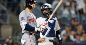Hand injury keeps Red Sox’ Roman Anthony out of lineup for Game 2 vs Yankees — and the rest of the Wild Card series