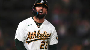 A’s Rally Late for Dramatic 9-7 Victory Over the Angels