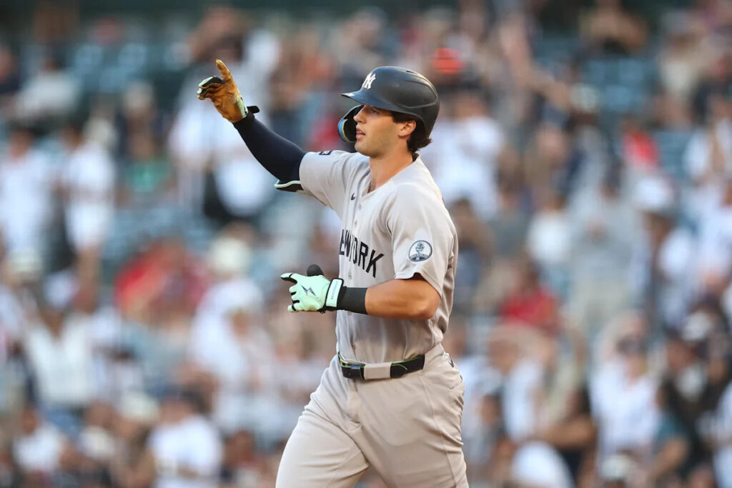 Spencer Jones continues to impress for Yankees in late-night win over Angels