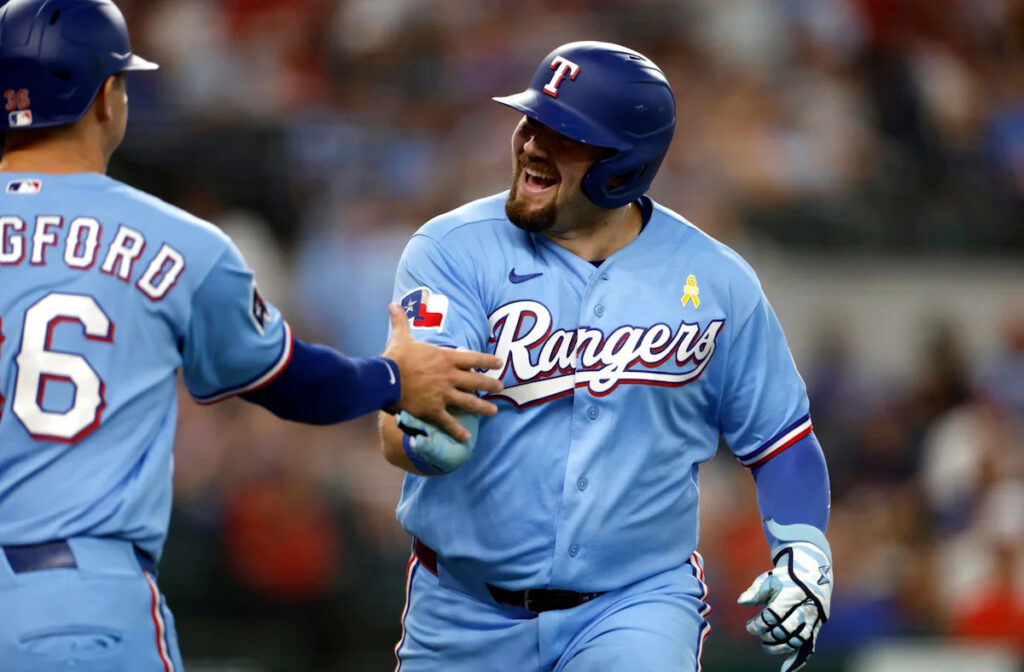 71-73 – Rangers put on their rally pants to take finale from Rays 8-6 71-73 – Rangers put on their rally pants to take finale from Rays 8-6