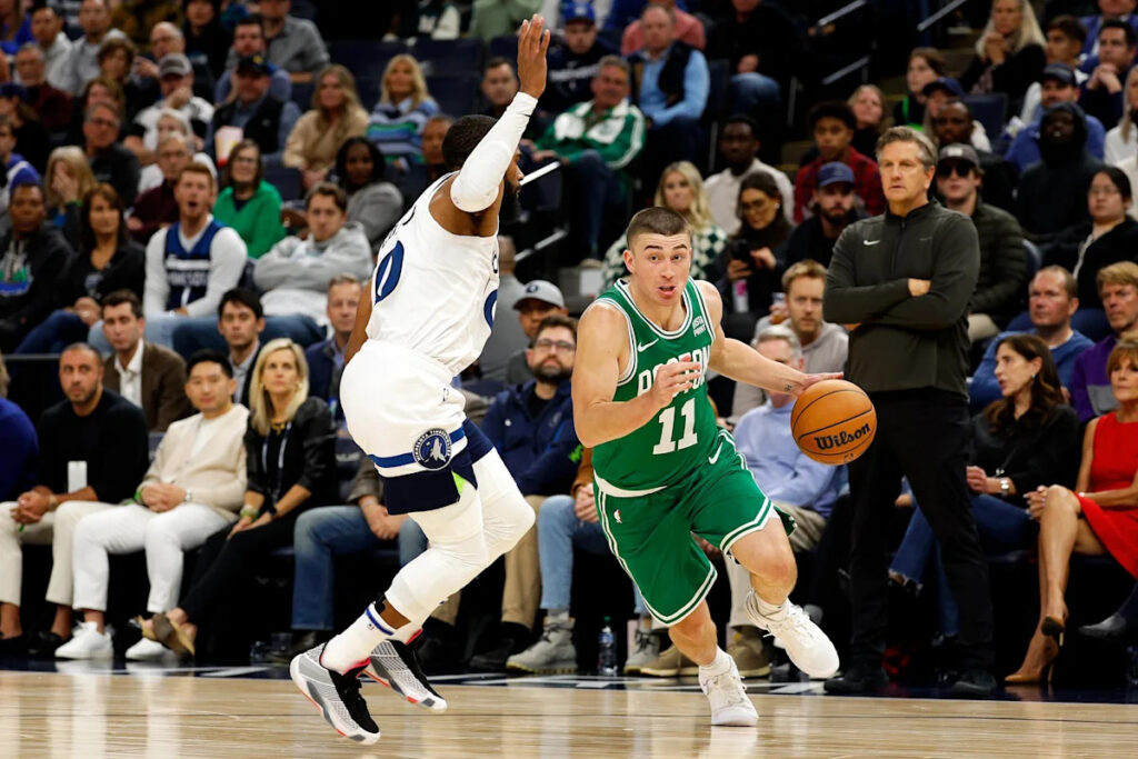 Mike Conley and Payton Pritchard are already connecting on and off the court Mike Conley and Payton Pritchard are already connecting on and off the court