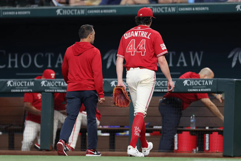 Quantrill to the i.l., Santos recalled