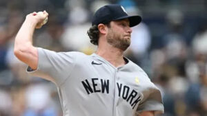 Gerrit Cole gives up three straight home runs to open game as Yankees fall to Padres, 4-3