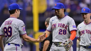 Mets’ Robert Stock proud to ‘finally’ pitch into sixth inning in career-long start Mets’ Robert Stock proud to ‘finally’ pitch into sixth inning in career-long start