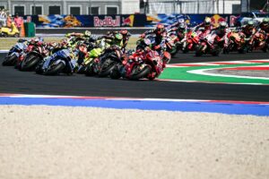 Bezzecchi defends start after Marquez passes him again in Misano sprint