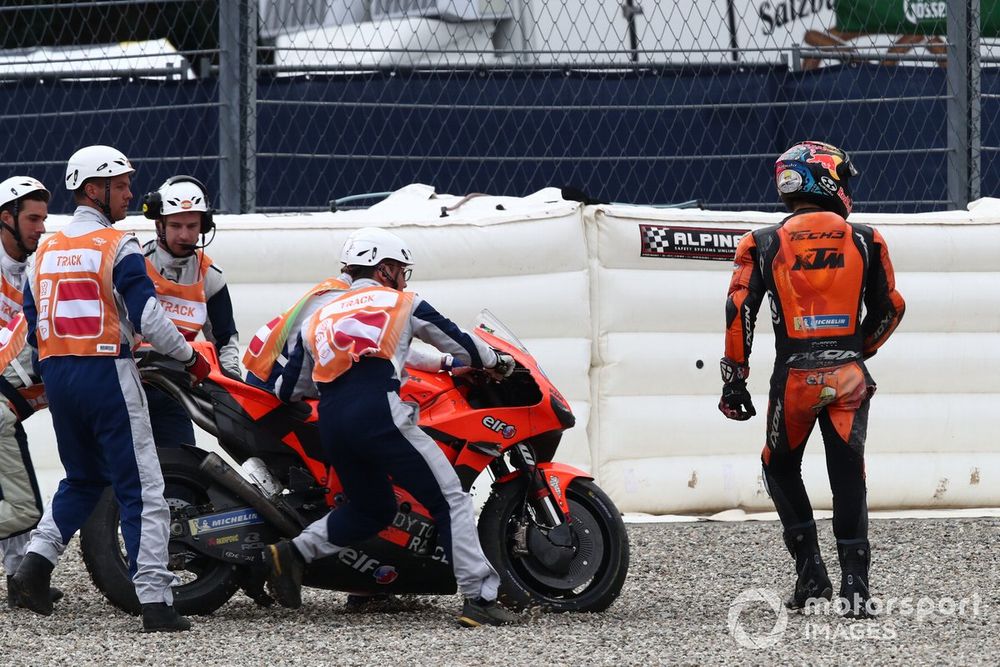 Remy Gardner, KTM Tech3 crash